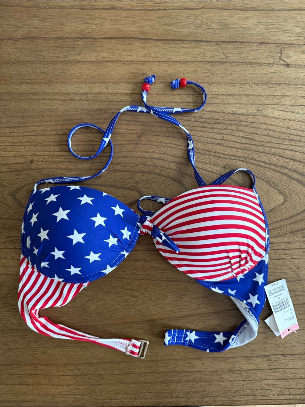 American Flag Bikini Top